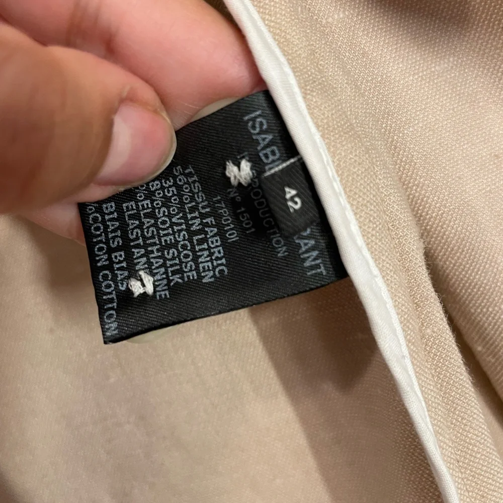 Isabel Marant Linen Double Breasted Blazer